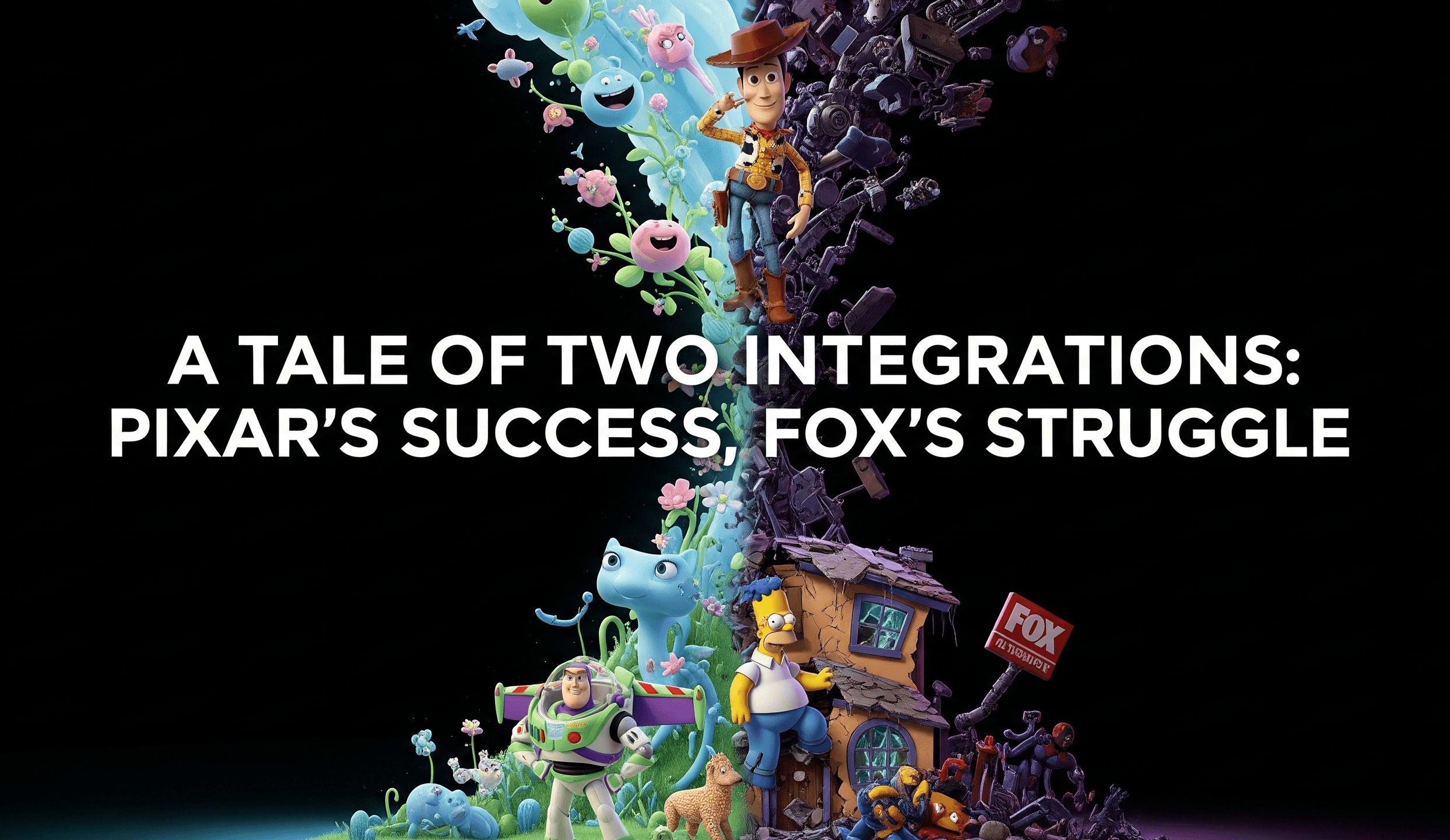 Disney’s $7.4B Masterclass vs. its $71B Cautionary Tale: A Post-Merger Integration Analysis of Pixar and Fox
